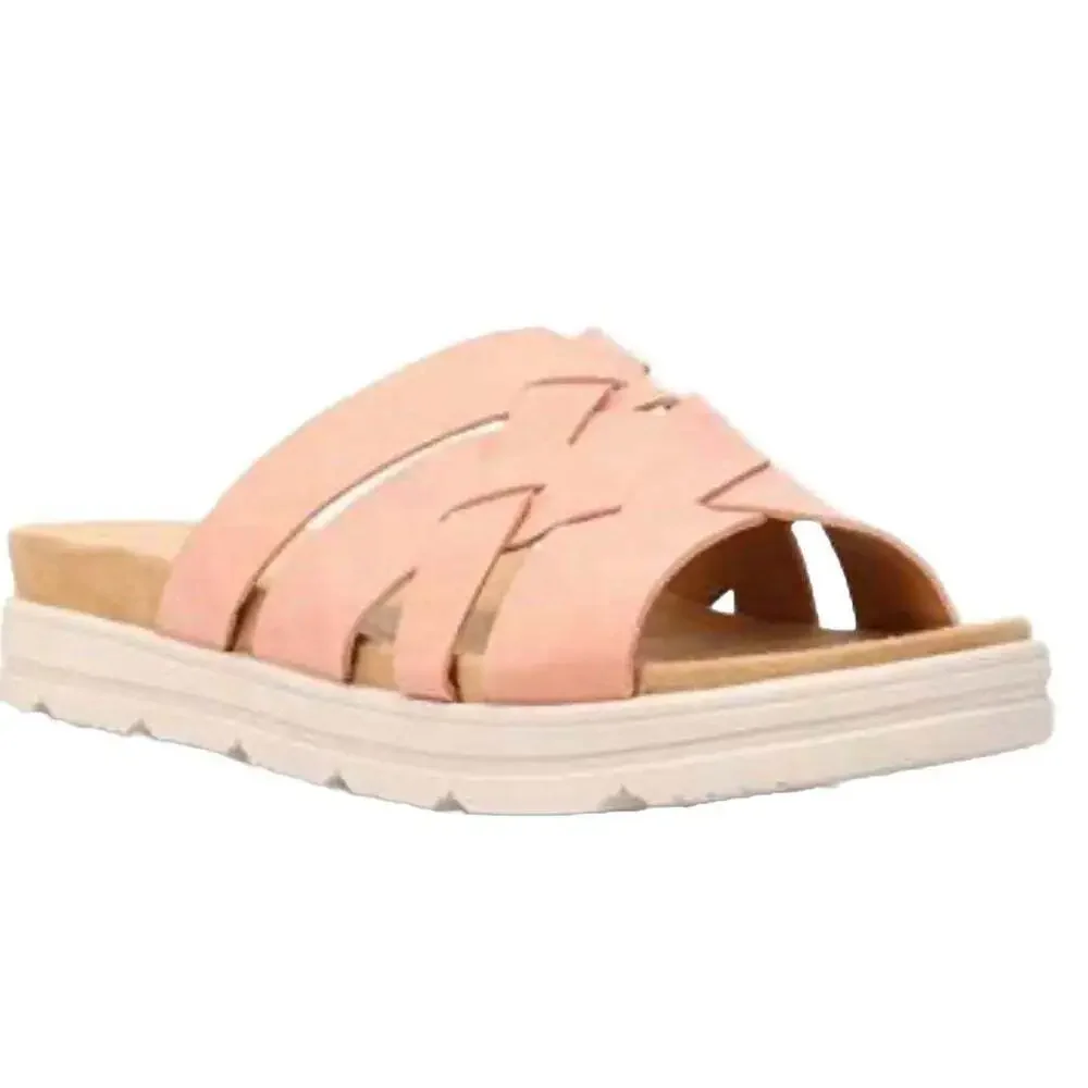 Easy Spirit Women's Star3 Slide Sandal Light Pink Size 10 M New Comfortable